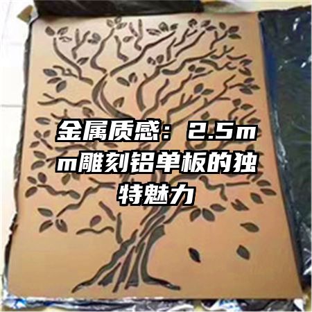 金属质感:2.5mm雕刻铝单板的独特魅力